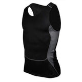 Men\'s Tight Breathable /  Vest Compression Fitness Tank Top For Men Bodybuilding Sleeveless Shirts