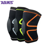 Knee Pads Brace Kneepad Gym Weight lifting Knee Wraps Bandage Straps Guard Compression Knee Sleeve Brace 7214