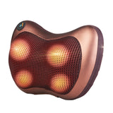 Multifunction Home Car Electric Body Massager Pillow Infrared Acupressure Shiatsu Neck Pain Relief Massage Machine Tool